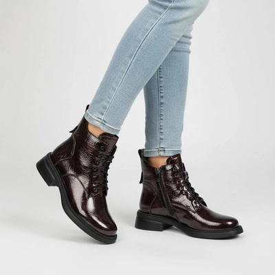 Botine S.BARSKI - LZ52-954 Burgund