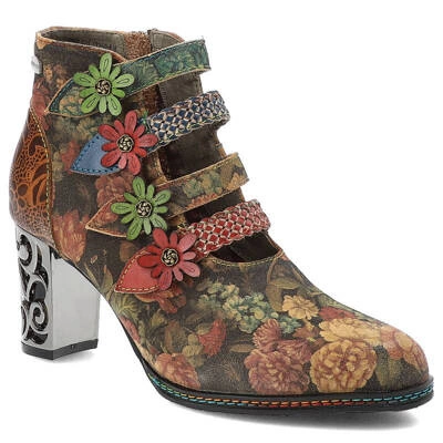 Botine LAURA VITA - Ledao 823 CX350-8 Portocalii