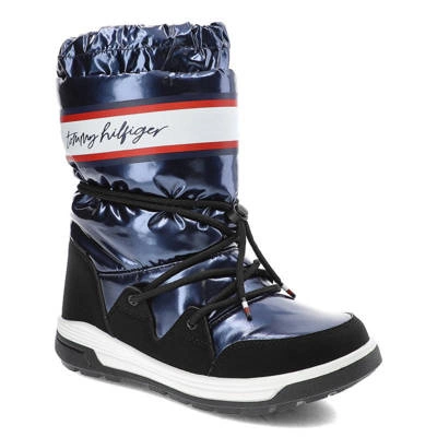 Cizme de zăpadă TOMMY HILFIGER - T3A6-32436-1485800-Snow Boot Blue 800