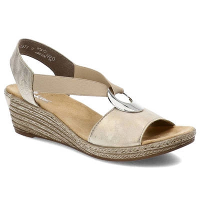 Sandale RIEKER - 624H6-60 Beige