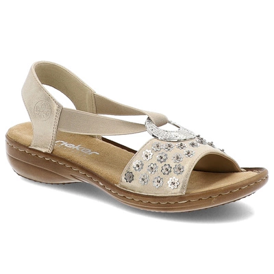 Sandale RIEKER - 608B5-90 Metallic