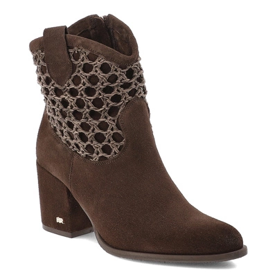 Botine KARINO - 5868/015-L Mokka/Welur