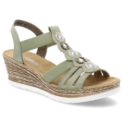 Sandale RIEKER - 619B2-52 Green
