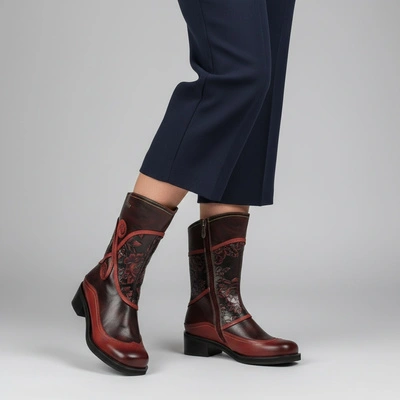 Cizme LAURA VITA - Ihclemo 12 SO2014-2 Rouge