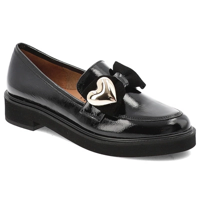 Jumătăți de Pantofi ARMODO - 1660 Czarny Naplak/Zamsz