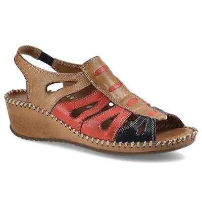 Sandale LANQIER - 38C750 Brown/Blue/Red