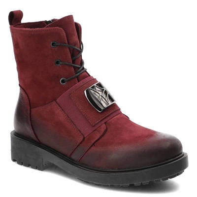 Botine LANQIER - 43C426 Maroon