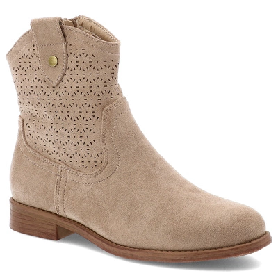 Botine de cowboy S.BARSKI - HY51-063 Beige