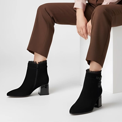 Botine S.BARSKI - MR52-127 Black