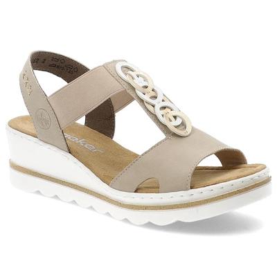 Sandale RIEKER - 67498-62 Beige