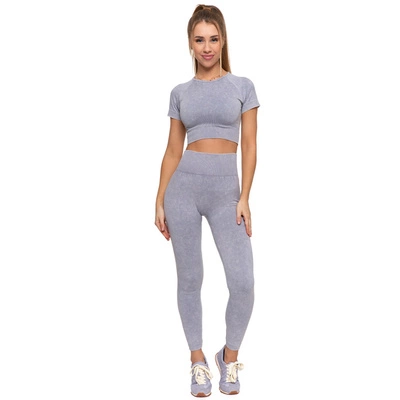 Set Top + Colanți MORAJ - Top BD1900-508+Legginsy RDL2200-013 Grey