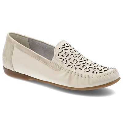 Jumătăți de Pantofi RIEKER - L6350-60 Beige