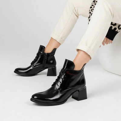 Botine ARMODO - 60361 Naplak Czarny