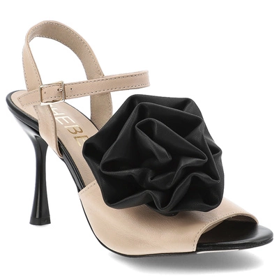 Sandale CHEBELLO - 4321_-308-000-PSK-S21 Vanilia/Czarny