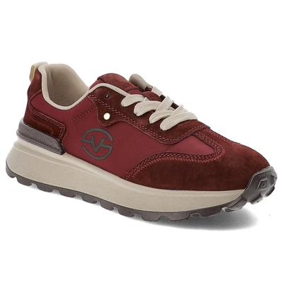 Adidași VINCEZA - 41491 BU Bordowy/Skóra