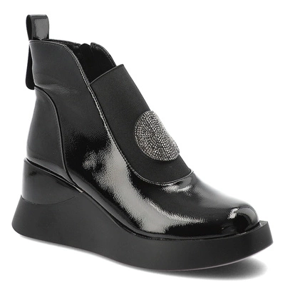 Botine S.BARSKI - MR52-104 Black