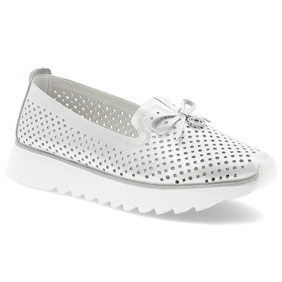 Jumătăți de Pantofi S.BARSKI - LR51-631 White