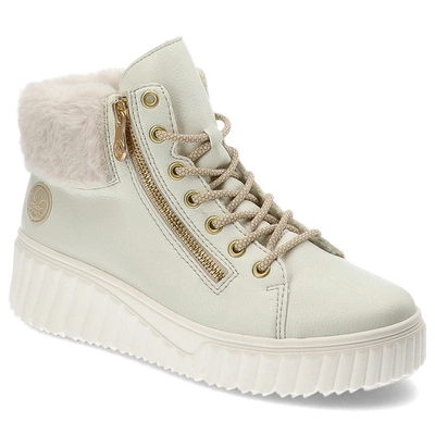 Botine RIEKER - N2506-81 White