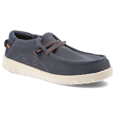 Jumătăți de Pantofi JEEP - Samoa Wallabee Knit JM51030A 100 Blue