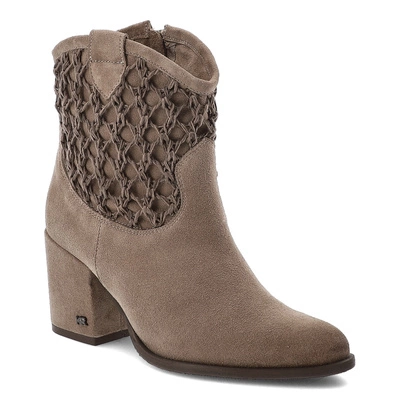 Botine KARINO - 5868/008-F Taupe/Welur