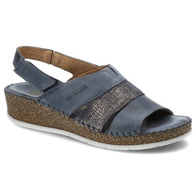 Sandale FLORANCE - 21200 Albastru Marin/Bleu Denim