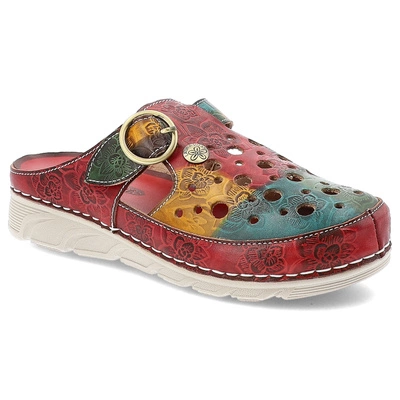 Șlapi LAURA VITA - Dorry 08 JD1819-8 Rouge