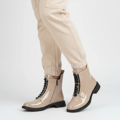 Botine S.BARSKI - MR52-108 Beige