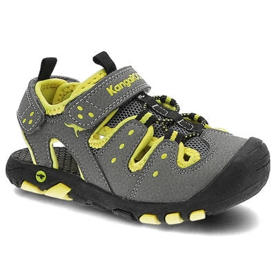 Sandale KANGAROOS - 18731 000 2090 K-Trek Steel Grey/Neon Yellow