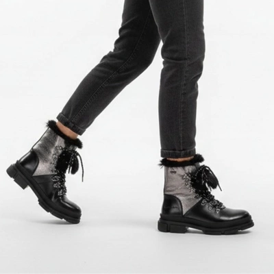 Botine CROSS Denim - GG2R4028 Negri