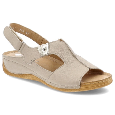 Sandale ARMODO - 5-0774-087 Vanilia Verona/Złoto