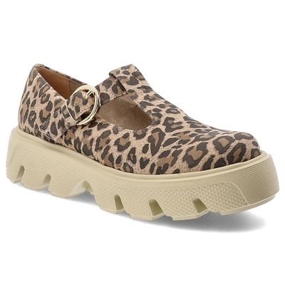 Jumătăți de Pantofi ARMODO - 20183 Lampart Beż