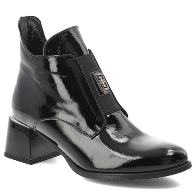 Botine ARMODO - 60560 Naplak Czarny+Cn