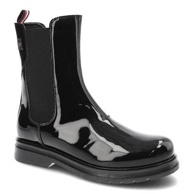 Botine TOMMY HILFIGER - T4A5-32408-0775999-Chelsea Boot Black 999