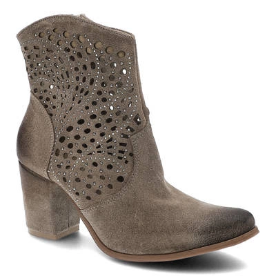 Botine EXQUISITE - 1300 Taupe Suede