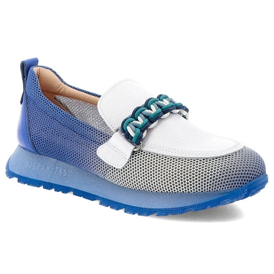 Jumătăți de Pantofi HISPANITAS - BHV253948 Borneo-V25 Indigo Cervo-V25 White