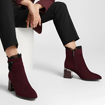 Botine S.BARSKI - MR52-127 Wine