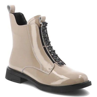 Botine S.BARSKI - MR52-108 Beige