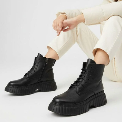 Botine ARMODO - 60463 V.Czarny+Cn.