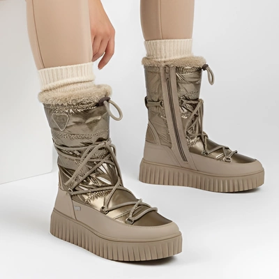 Cizme de Zăpadă MARCO TOZZI - 2-26413-45 344 Taupe Comb