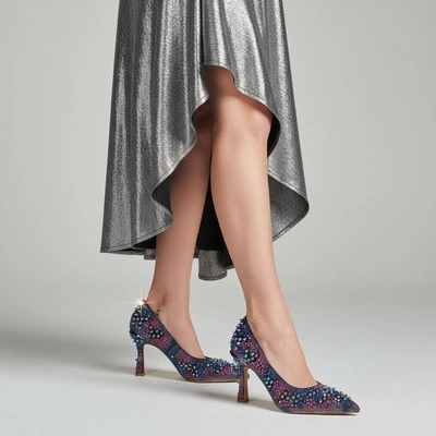 Pantofi Cu Toc Colorați ALMA EN PENA - I250414 Diamond Multi