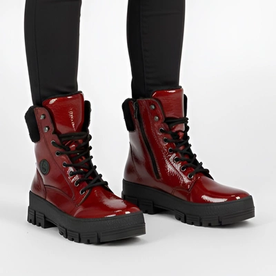 Botine RIEKER - Y0220-33 Red