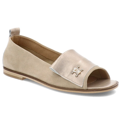 Sandale ARMODO - 1865 Beż Zamsz+60