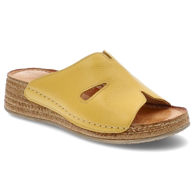 Șlapi WASAK - 0755 Żółty Groszek