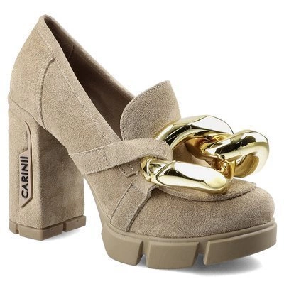 Pantofi CARINII - B7322_-O17-000-000-E36 Bej