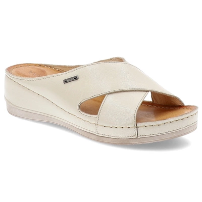 Șlapi WASAK - 0409 Waniliowy