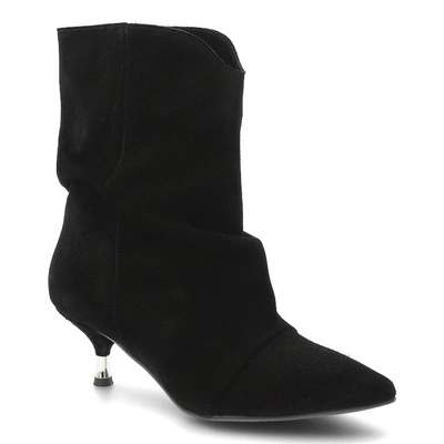 Botine CHEBELLO - 4814_-034-000-PSK-S393 Czarny Welur