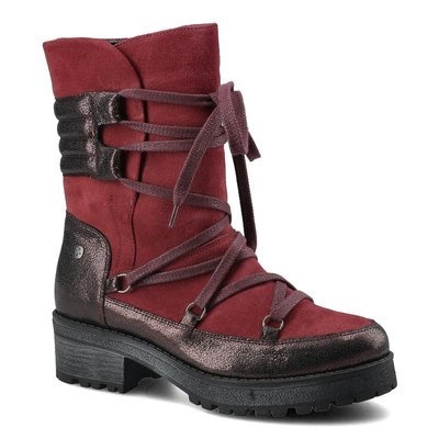 Botine MACIEJKA - 03284-23/00-4 Maroon/Berbec