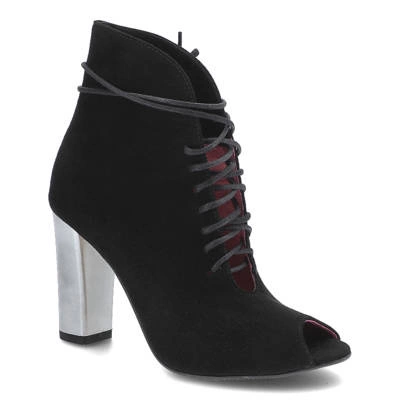 Botine KARINO - 1615/003-P Negri/Wel