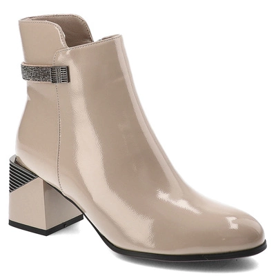 Botine S.BARSKI - MR880-140 Beige