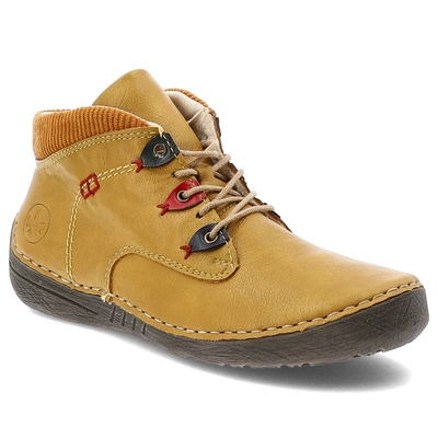 Botine RIEKER - 52544-68 Yellow